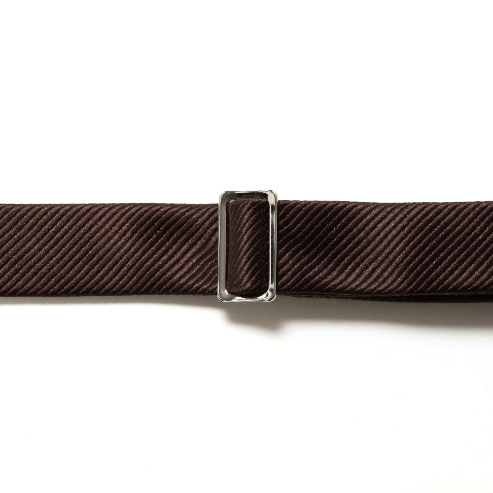 KOKKOKU - Solid | KOKKOKU SOLID Self-Tie Bow Tie Standard Model Solid Bow Tie Brown