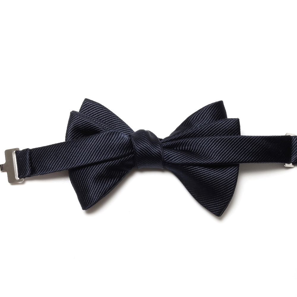KOKKOKU - Plain | KOKKOKU SOLID Self-tie Bow Tie Standard Model Solid Bow Tie Navy