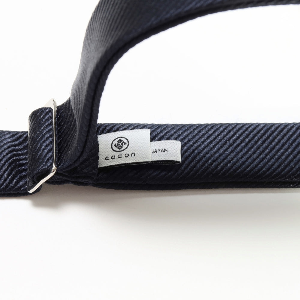 KOKKOKU - Plain | KOKKOKU SOLID Self-tie Bow Tie Standard Model Solid Bow Tie Navy