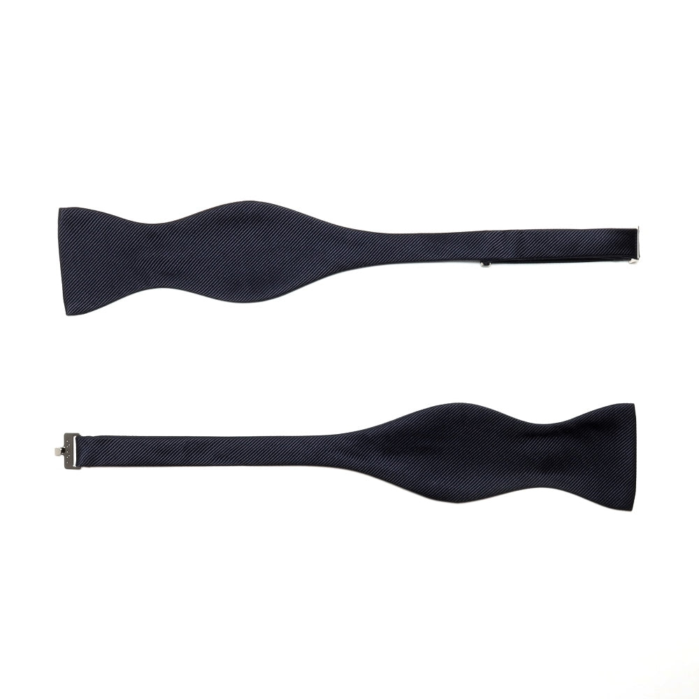 KOKKOKU - Plain | KOKKOKU SOLID Self-tie Bow Tie Standard Model Solid Bow Tie Navy