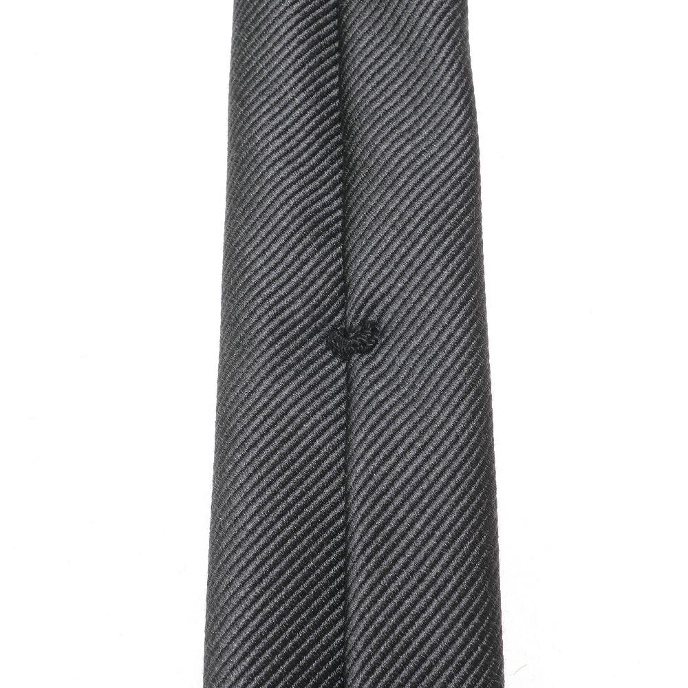 刻々 - 無地|KOKKOKU SOLID ハンドメイドセッテピエゲ ソリッド ネクタイ 杢チャコール