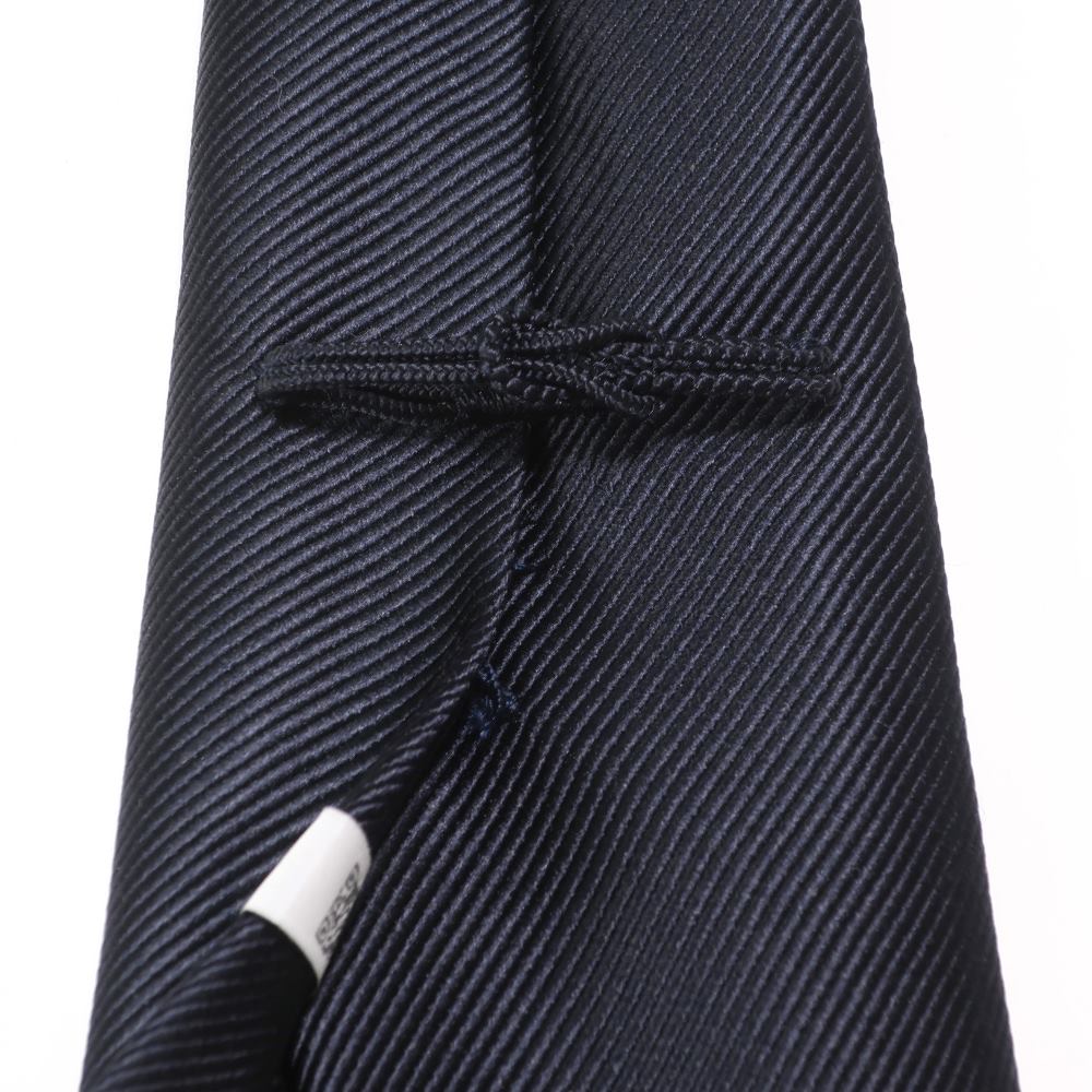 刻々 - 無地|KOKKOKU SOLID ハンドメイドセッテピエゲ ソリッド ネクタイ ネイビー