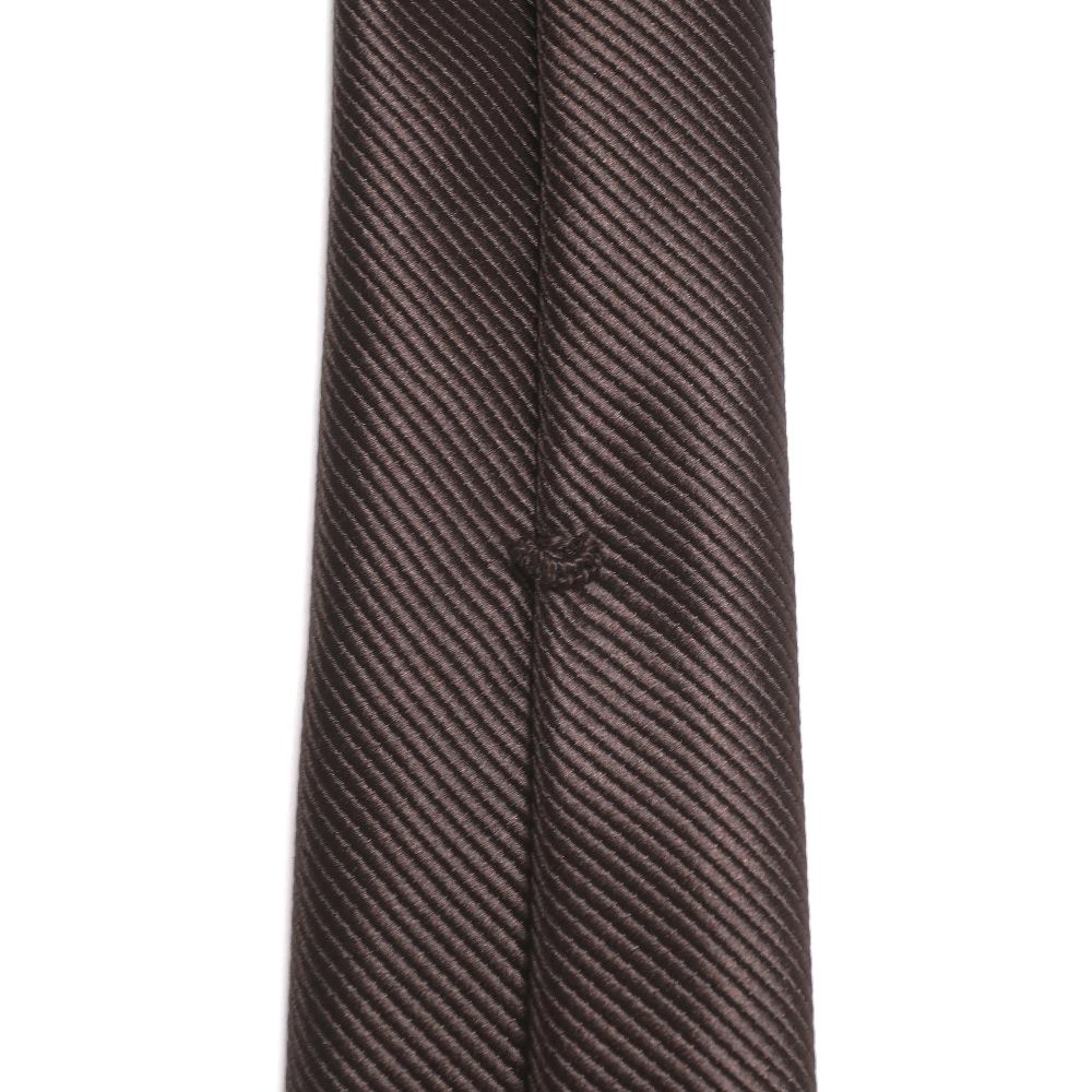 刻々 - 無地|KOKKOKU SOLID ハンドメイドトレピエゲ ソリッド ネクタイ ブラウン
