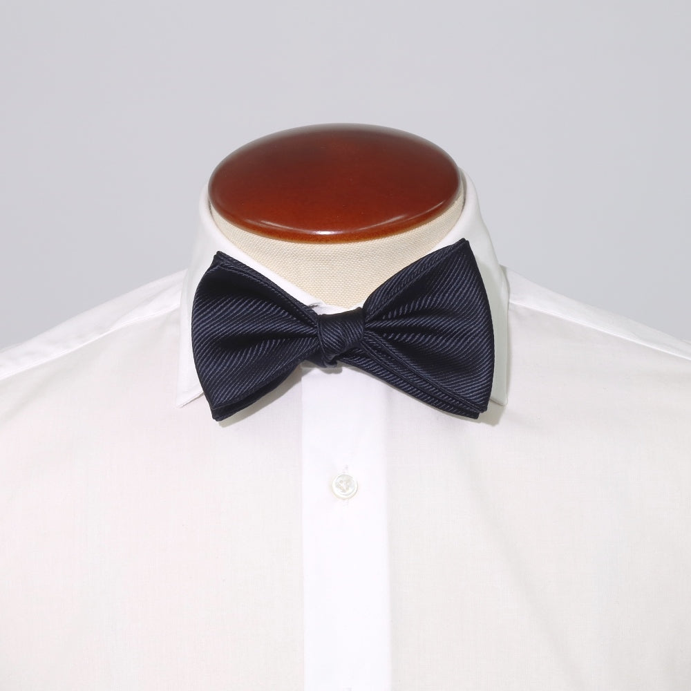 KOKKOKU - Plain | KOKKOKU SOLID Self-tie Bow Tie Standard Model Solid Bow Tie Navy