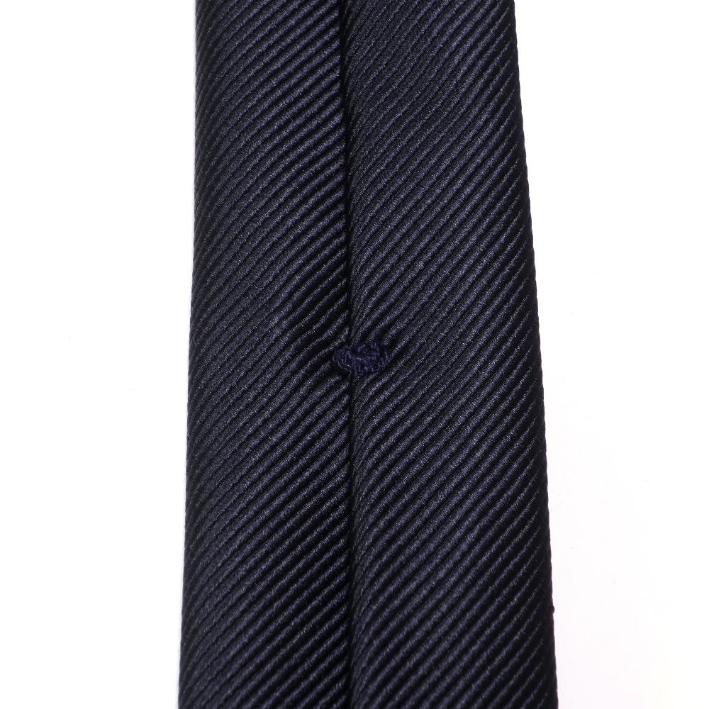 美品TIE YOUR TIE ネイビー ネクタイ　ソリッド　セッテピエゲ タイユアタイ】TIE YOUR TIE セッテピエゲネクタイ（ブラック 50oz