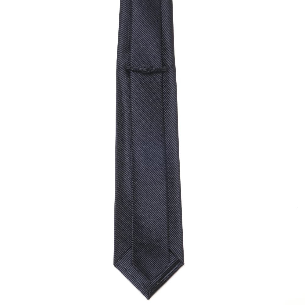 KOKKOKU - SOLID | KOKKOKU SOLID Handmade Tre Pieghe Solid Tie Navy