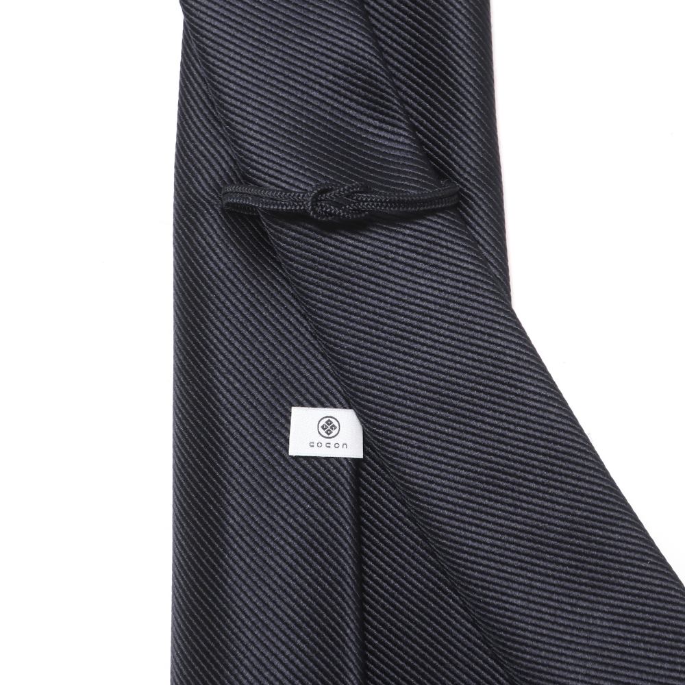 KOKKOKU - SOLID | KOKKOKU SOLID Handmade Tre Pieghe Solid Tie Navy